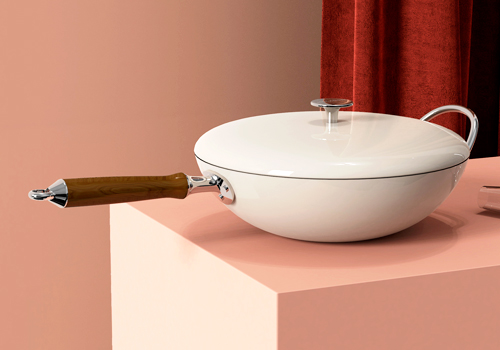 London Design Winner - MOCAROSE - MOCAROSE enamel refined iron pan