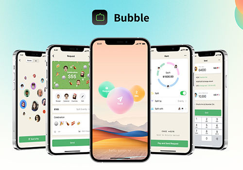 London Design Winner - Simin Gu - Bubble - Finance app for Friends