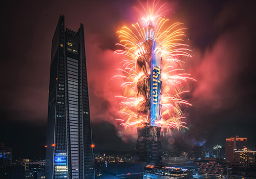 London Design Winner - J-TRUE CREATIONS / ULDA - 2022-23 Taipei 101 multi-media firework show