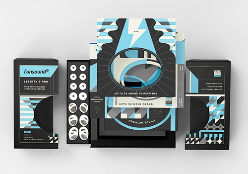 London Design Winner - Wen-Chi Hsueh - Funsound Earphone Packaging Design