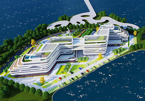 London Design Winner - Guangdong Zhongjing International Construction Design & Research Institute (Zhang Fukuan, He Xueqian, Jia Fei, Wang Jingjie, Chen Kang’en, Tong Xin) - Triangle Island Resort Hotel