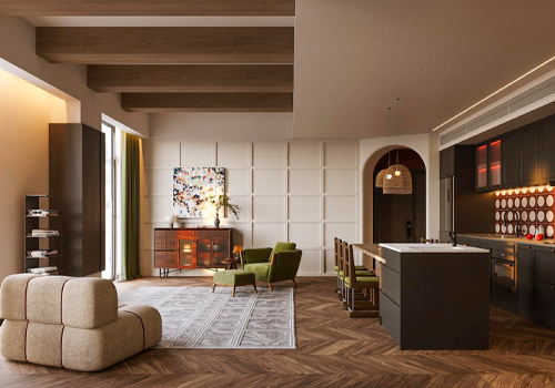 London Design Winner - Li Changna - 180 ㎡ French Retro Residence