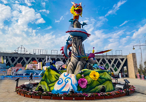 London Design Winner - CHUAN TSAI IDEA INDUSTRIAL CO., LTD. - 2024 Nantou Lantern Festival — Phoenix.Dragon.Luck