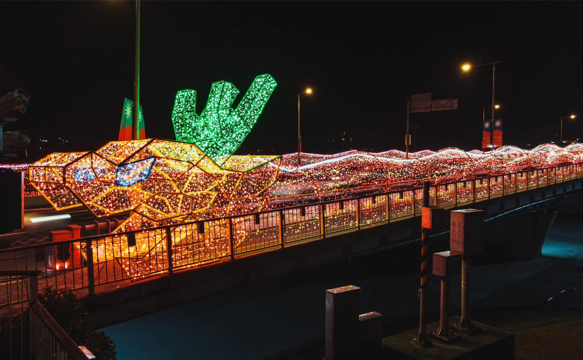 London Design Winner - Shunyuxin Optoelectronics Co., Ltd. - Yilan City Spring Festival street scene layout