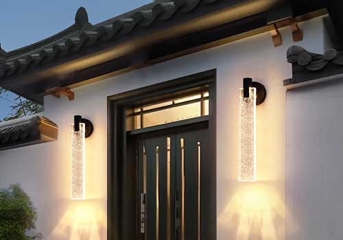 London Design Awards - Crystal Wall Lamp (Rectangular)