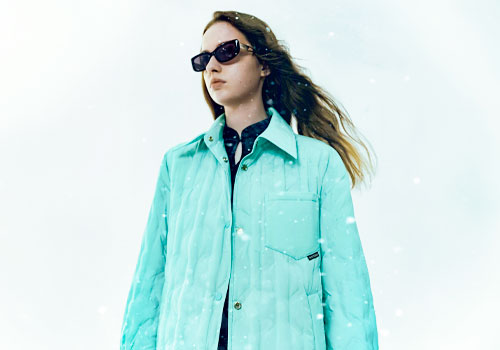 London Design Winner - Ningbo PEACEBIRD Fashion Clothing Co., Ltd. - Mint Mambo Down Shirt Jacket