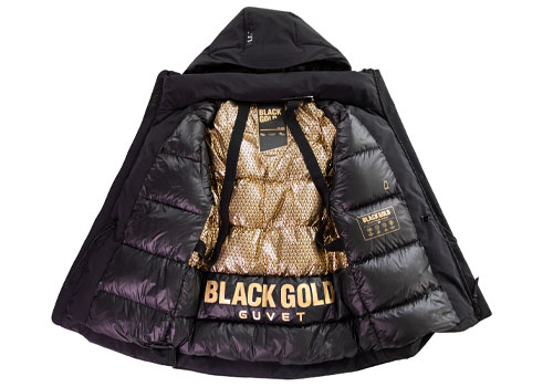 London Design Winner - Anhui Gaofan E-commerce Co., Ltd - Black Gold Windbreaker X5 Goose Down Jacket