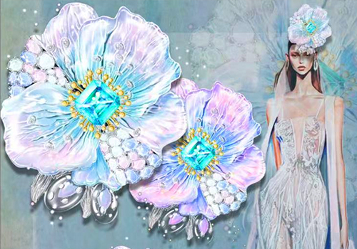 London Design Awards - Timeless Eastern Beauty: Himalayan Princess‘ Floral Tiara