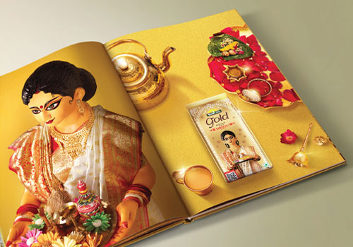 London Design Winner - Tree Design Pvt. Ltd. - TATA TEA GOLD TEA TABLE BOOK - 2024