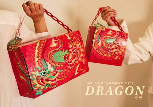 London Design Winner - Siam Toppan Packaging Co., Ltd. - Dragon Gift Bag with reusable