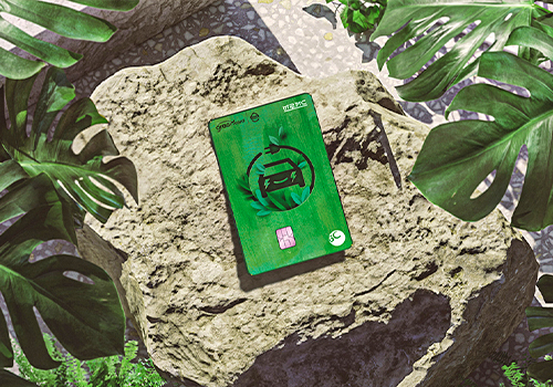 London Design Winner - BC CARD CO., LTD. - Anywhere Green Card Design by Baro Card