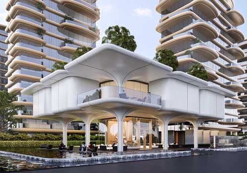 London Design Winner - GENEALOGIA MILANO - JIMMY WUXI CBD FOUR-LEAF CLOVER AESTHETIC SPACE MUSEUM 