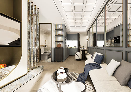 London Design Winner - DNA Architects - IL9069 Kennedy Town Show Apartment