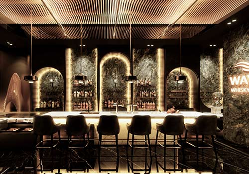 London Design Winner - 無形空間制造所 - 酒精浪潮-威士忌酒吧 The Alcohol Wave - Whiskey Bar