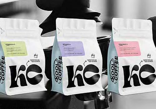 London Design Awards - Kool Coffee - Coffee with an edge, crafted for the bold.
