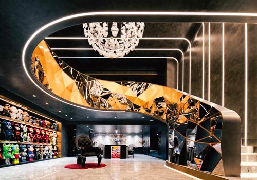 London Design Winner - Dimension space - A Luxurious and Luminous Hospitality Space