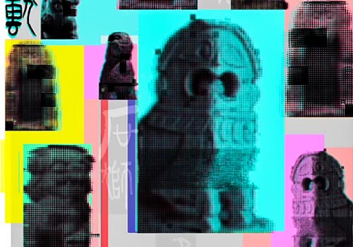 London Design Awards - Glitch Art·Intangible Cultural Heritage Village Beast