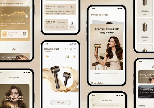 London Design Winner - Dreame Technology Co., Ltd. Shanghai Branch - Dreame Pilot Smart AI Hair Dryer App