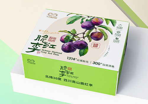 London Design Winner - Sichuan Qianwanji Shuzhi Technology Group Co., Ltd. - Crisp Red Plum Packaging Design