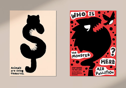 London Design Winner - Jingyi Cai - Voices of Responsibility - A Public Awareness Poster Series