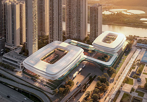 London Design Winner - Module Lab Architectural Ltd - The FLOAT: Ludan Public Sport Center