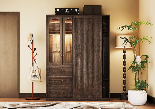 London Design Winner - Xuzhou Mushuji Furniture Co., Ltd. - Mid-Century Wardrobe Storage Cabinet