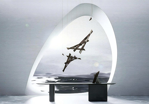 London Design Winner - Woo Art Design Co., Ltd. - wings architecture&artistic pendant lamps