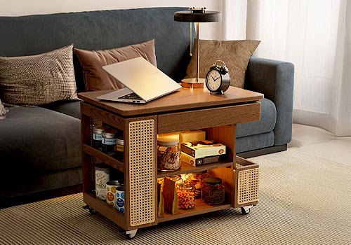 London Design Awards - Solid Wood Retractable Side Table