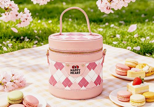 London Design Winner - Grohon (Shanghai）Industrial Co.,Ltd - Kotex × Charles Heart Limited Edition Cylindrical Bucket Bag
