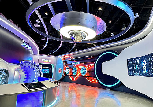 London Design Winner - Beijing Shuimu Tsingmei Decoration Co., Ltd.-Zhao Chao, Li Zhiqiang, Liu Ran, Wang Ping, Chen Chen - AI Imagination Journey-Youth Science Fiction Exhibition
