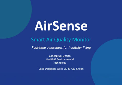 London Design Winner - Kaohsiung American School - AirSense-Smart Air Quality Monitor