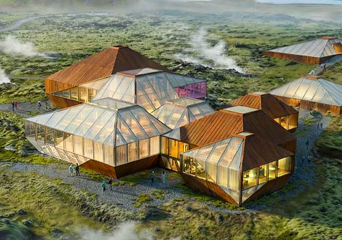 London Design Winner - Seung Hyo Chang - Ice Huts: Iceland Lake Myvatn Community House