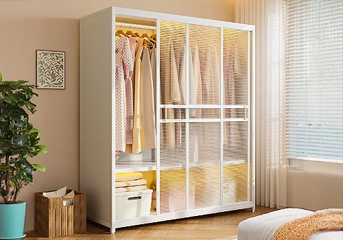 London Design Winner - Tai’an Zhibo Brand Management Co., Ltd. - PC Steel Sliding Door Wardrobe