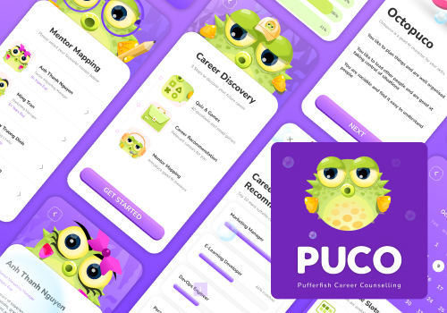 London Design Winner - Personal Project - PUCO - Pufferfish Career Counselling