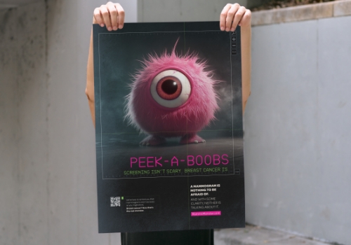 London Design Awards - SFC Group Mammo Monster Poster
