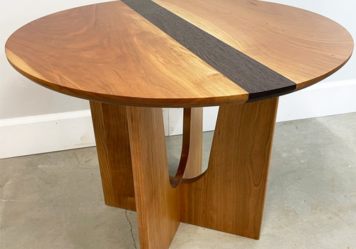 London Design Winner - Smith Farms - Black Cherry and Wenge Side Table